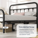 Corbon Metal Platform Bed - Chic Decora