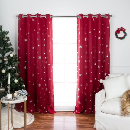 Cotton Blend Room Darkening Curtain Pair (Set of 2) - Chic Decora