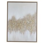 CosmoLiving by Cosmopolitan Canvas Glitter Flakes Geode Framed Wall Art with Frame - Chic Decora