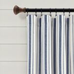 Cotton Blend Semi Sheer Curtain Pair (Set of 2) - Chic Decora