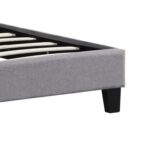 Courtdale Upholstered Metal Platform Bed - Chic Decora