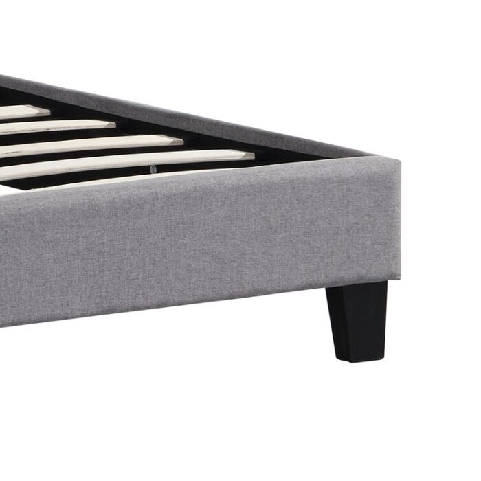 Courtdale Upholstered Metal Platform Bed - Chic Decora