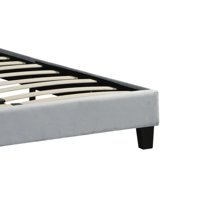 Courtdale Upholstered Metal Platform Bed - Chic Decora