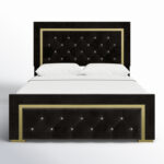 Crossett Upholstered Standard Bed - Chic Decora