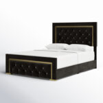 Crossett Upholstered Standard Bed - Chic Decora