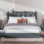 Crothers Upholstered Bed - Chic Decora