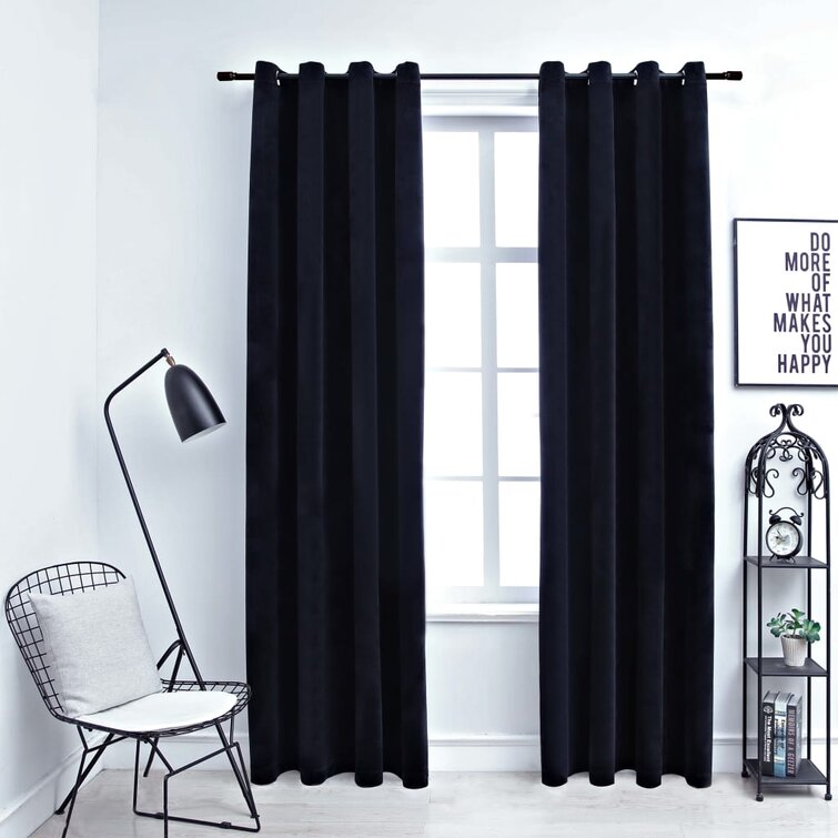 Milo Linen Semi Sheer Curtain Pair (Set of 2) - Chic Decora