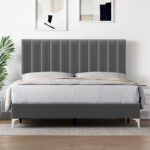 Cyndi Upholstered Platform Bed - Chic Decora