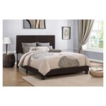 Cypert Vegan Leather Standard Bed - Chic Decora