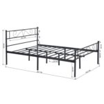 Dacono Metal Open-Frame Bed - Chic Decora