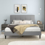 Dajai Upholstered Platform Bed - Chic Decora