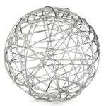 Daniyal Silver Extra Large Wire Sphere - Chic Decora