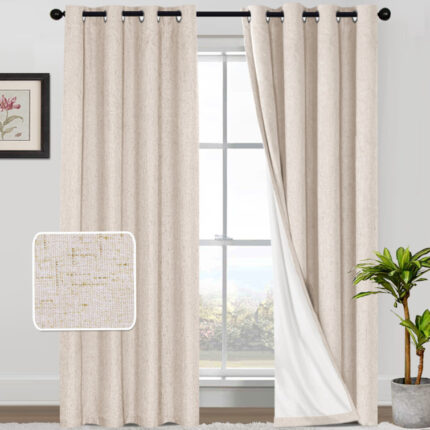 Pleze Velvet Semi Sheer Curtain Pair (Set of 2) - Chic Decora