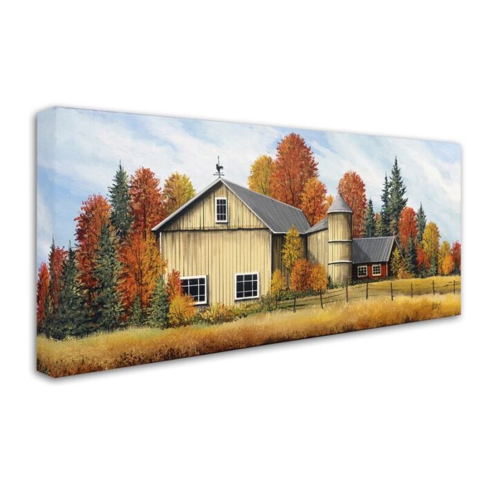 Debbi Wetzel ” Yellow Barn Fall ” by Debbi Wetzel - Chic Decora