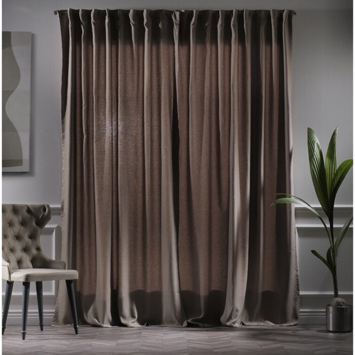 Decorative Room Darkening Curtain Panels (Set of 2) - Chic Decora