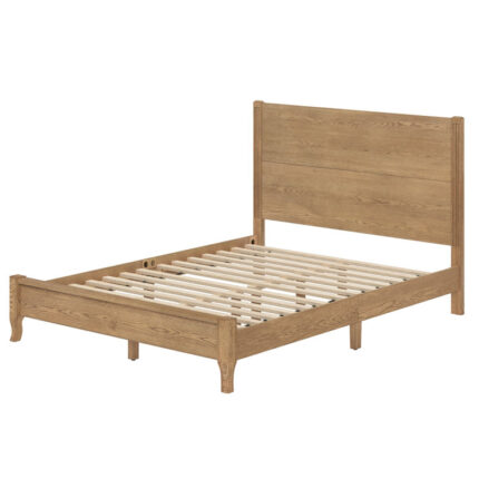 Deelan Solid Wood Slat Bed - Chic Decora