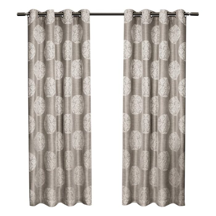 Defelice Polyester Light Filtering Curtain Pair (Set of 2) - Chic Decora