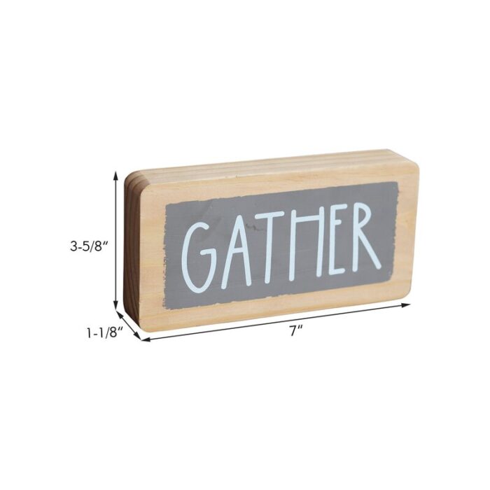 Delaune Text & Numbers Letter Block - Chic Decora