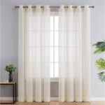 Delexis Semi Sheer Curtain Pair (Set of 2) - Chic Decora