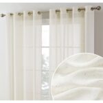 Delexis Semi Sheer Curtain Pair (Set of 2) - Chic Decora