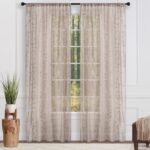 Delicia Polyester Sheer Curtain Pair (Set of 2) - Chic Decora