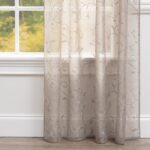 Delicia Polyester Sheer Curtain Pair (Set of 2) - Chic Decora