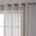 Denis Polyester Semi Sheer Curtain Pair (Set of 2) - Chic Decora