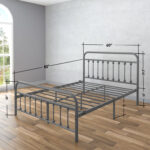 Deora Metal Open-Frame Bed - Chic Decora