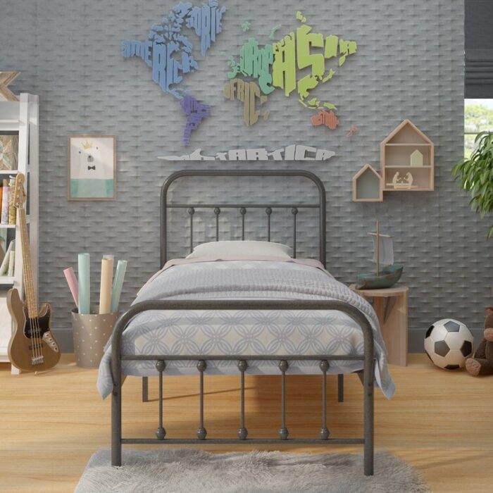 Deora Metal Open-Frame Bed - Chic Decora