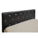 Devis Vegan Leather Metal Standard Bed - Chic Decora