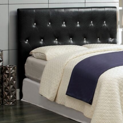 Payan Metal Platform Bed with Vintage Headboard and Footboard - Chic Decora