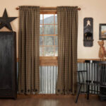 Tiller Cotton Blend Semi Sheer Curtain Pair (Set of 2) - Chic Decora