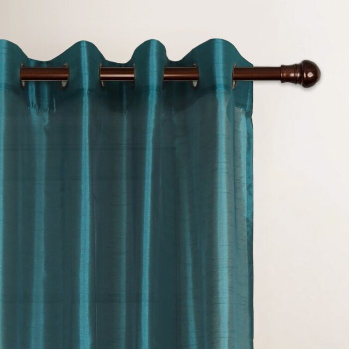 Diredra Polyester Semi Sheer Curtain Pair (Set of 2) - Chic Decora