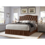 Dirksje Vegan Leather Bed - Chic Decora