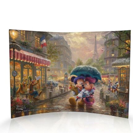 Disney ‘Mickey Mouse and Minnie Mouse’ Curved Acrylic Print - Chic Decora