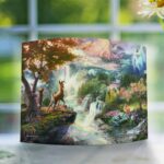 Disney Bambi’s First Year Thomas Kinkade Curved Acrylic Print - Chic Decora