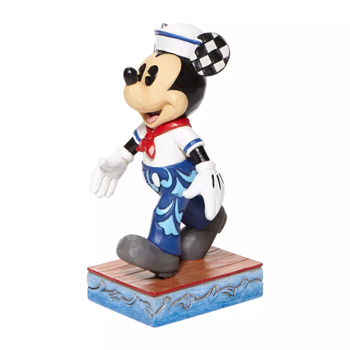 Disney Traditions Jim Shore Mickey’ Sailor Figurine 5.3in H - Chic Decora