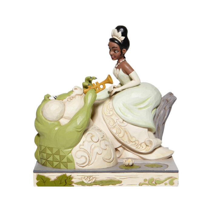 Disney Traditions Jim Shore White Woodland Tiana Figurine 7.5in H - Chic Decora