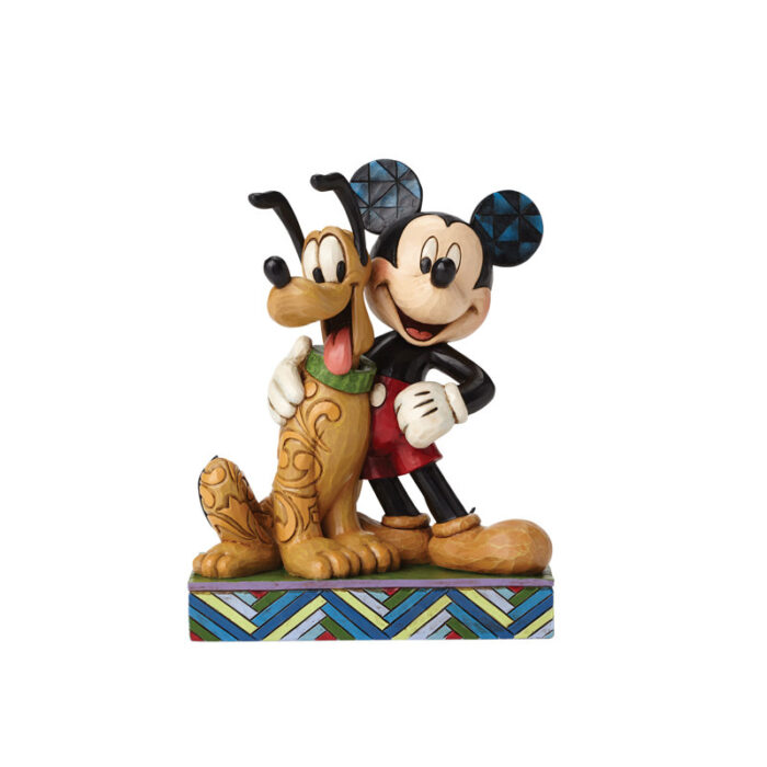 Disney Traditions Mickey&Pluto Figurine 6in H - Chic Decora