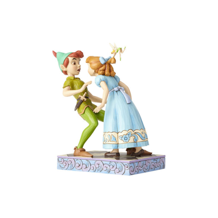 Disney Traditions Peter Pan and Wendy 65th Anniversary Figurine 7.25in H - Chic Decora