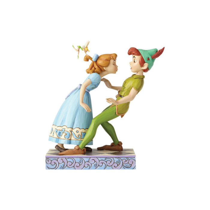 Disney Traditions Peter Pan and Wendy 65th Anniversary Figurine 7.25in H - Chic Decora