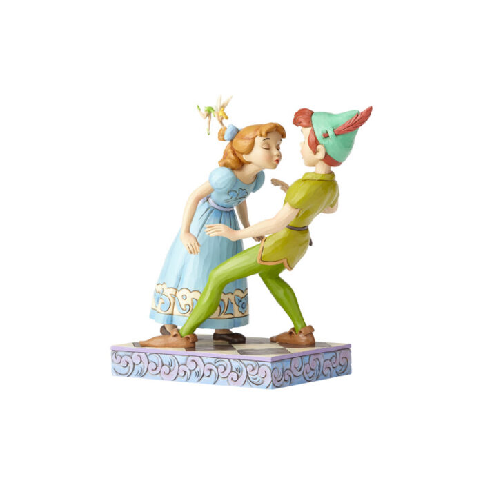 Disney Traditions Peter Pan and Wendy 65th Anniversary Figurine 7.25in H - Chic Decora