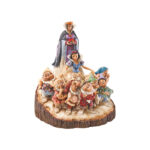 Disney Traditions Snow White Carved by Heart Figurine 8in H - Chic Decora