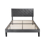 Divino Upholstered Platform Bed - Chic Decora