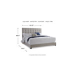 Dolante King Tufted Upholstered Low Profile Standard Bed - Chic Decora