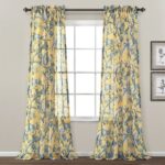 Dolores Polyester Sheer Curtain Pair (Set of 2) - Chic Decora