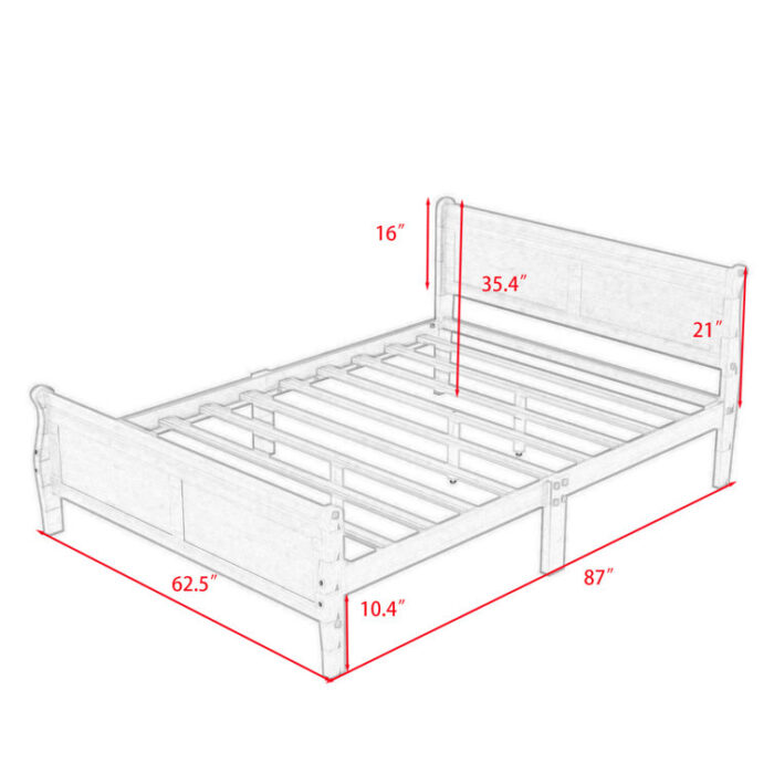 Donene Platform Bed - Chic Decora