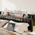 Dontez Upholstered Metal Bookcase Bed - Chic Decora