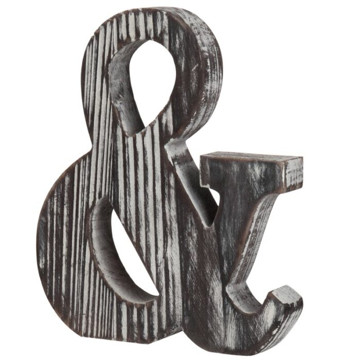 Dorota Solid Wood Wall Letter Block - Chic Decora