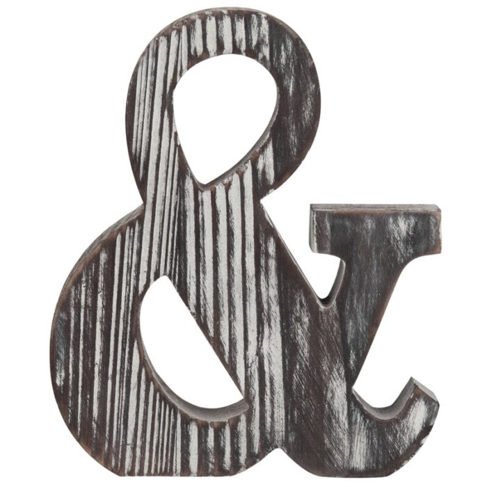 Dorota Solid Wood Wall Letter Block - Chic Decora